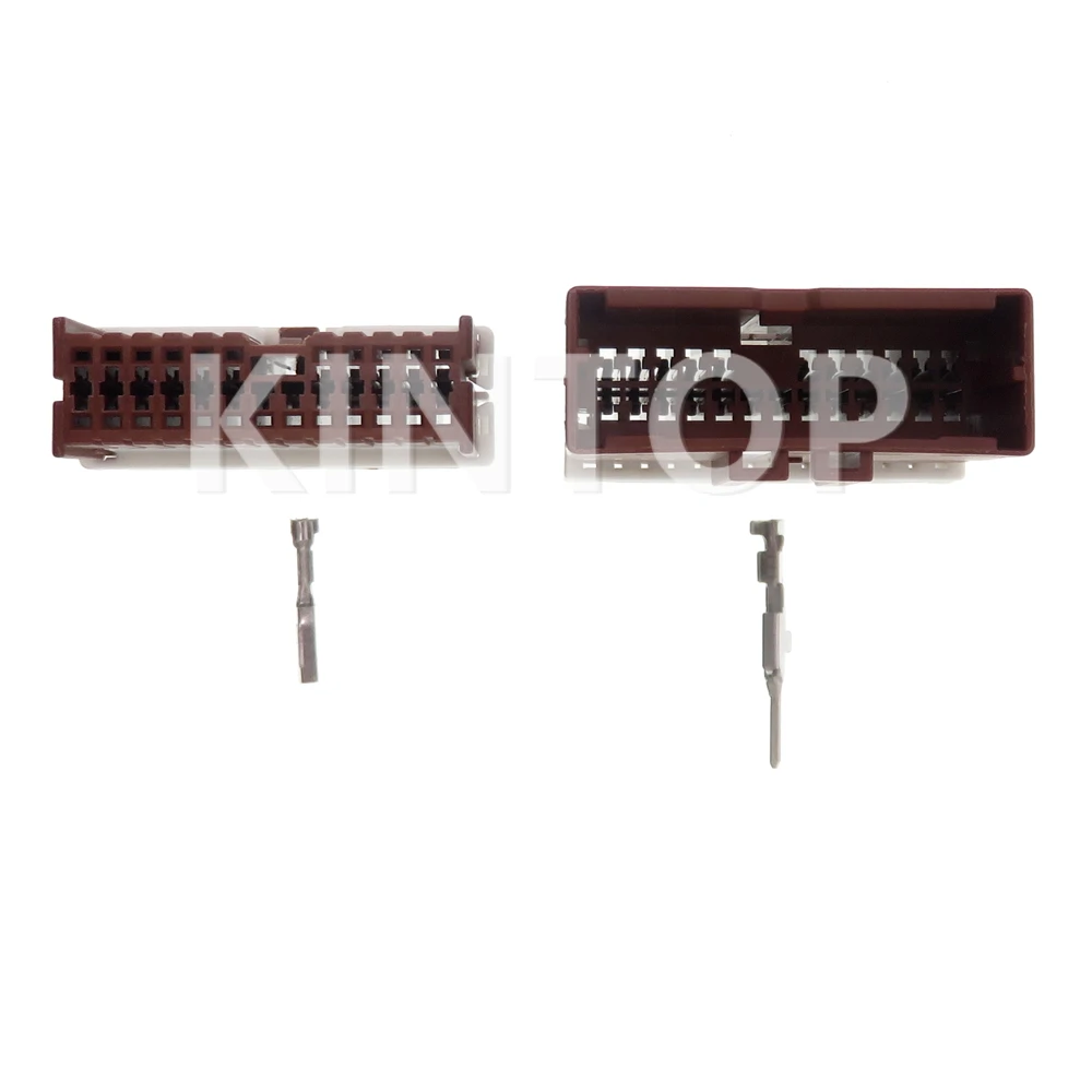 1 Set 24 Pins AC Assembly Car Male Female Connector Assembly 1123391-3 1123367-3 MG653537 Automobile Wire Harness Socket