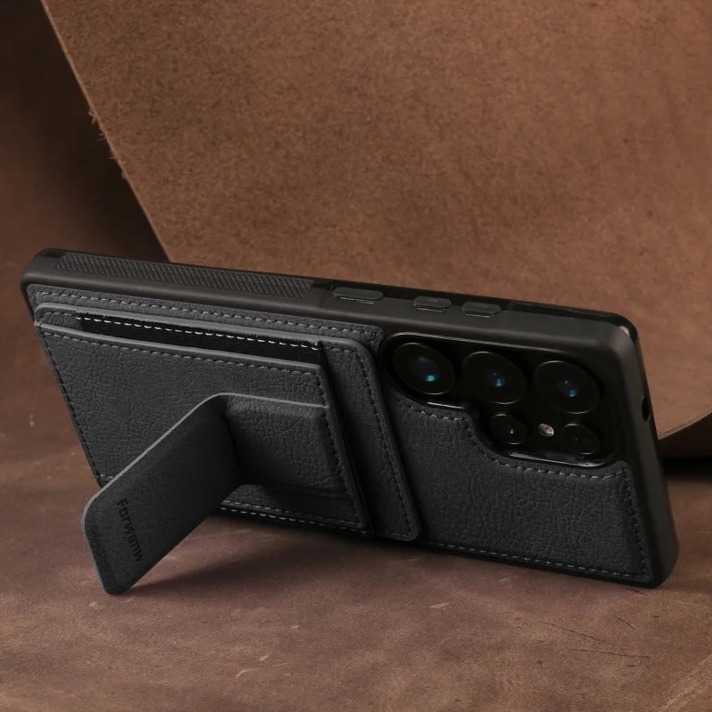 Kickstand Leather Wallet Phone Case Cover