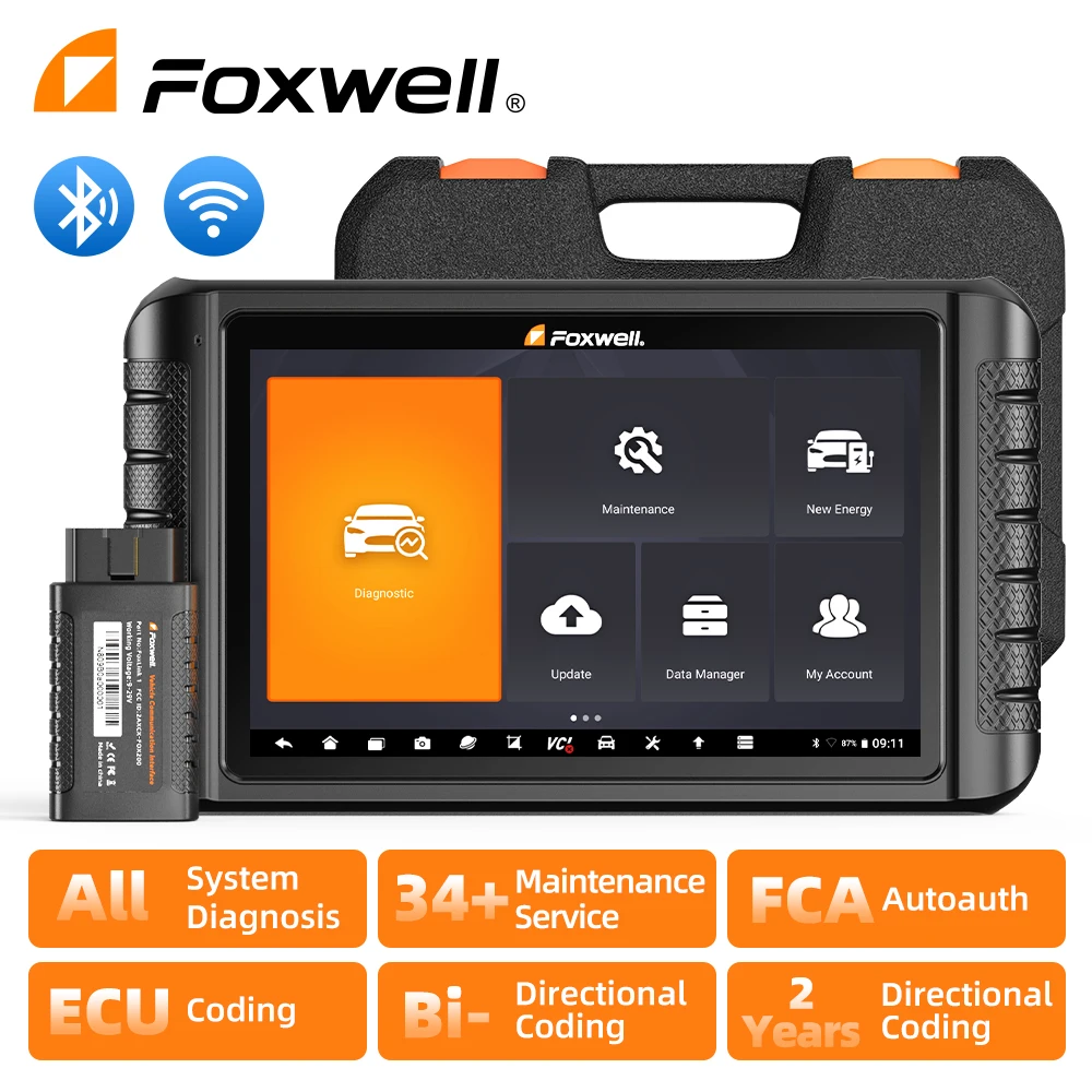 Foxwell Nt1009 Scanner Per Auto Obd2 Codifica Ecu Controllo Bidirezionale Funzioni Guidate Oe Tutti I Sistemi Obd2 Strumenti Di Diagnosi Automobilisti