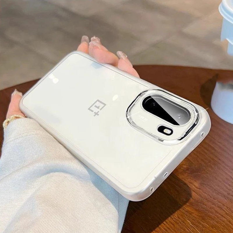 Enhanced Shockproof Plating Silicone Back Cover