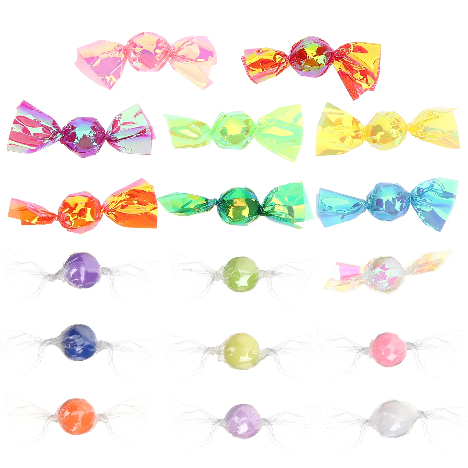 

Decorative Lollipop Model Miniature Colored Candies Plastic Ornaments Christmas Candy