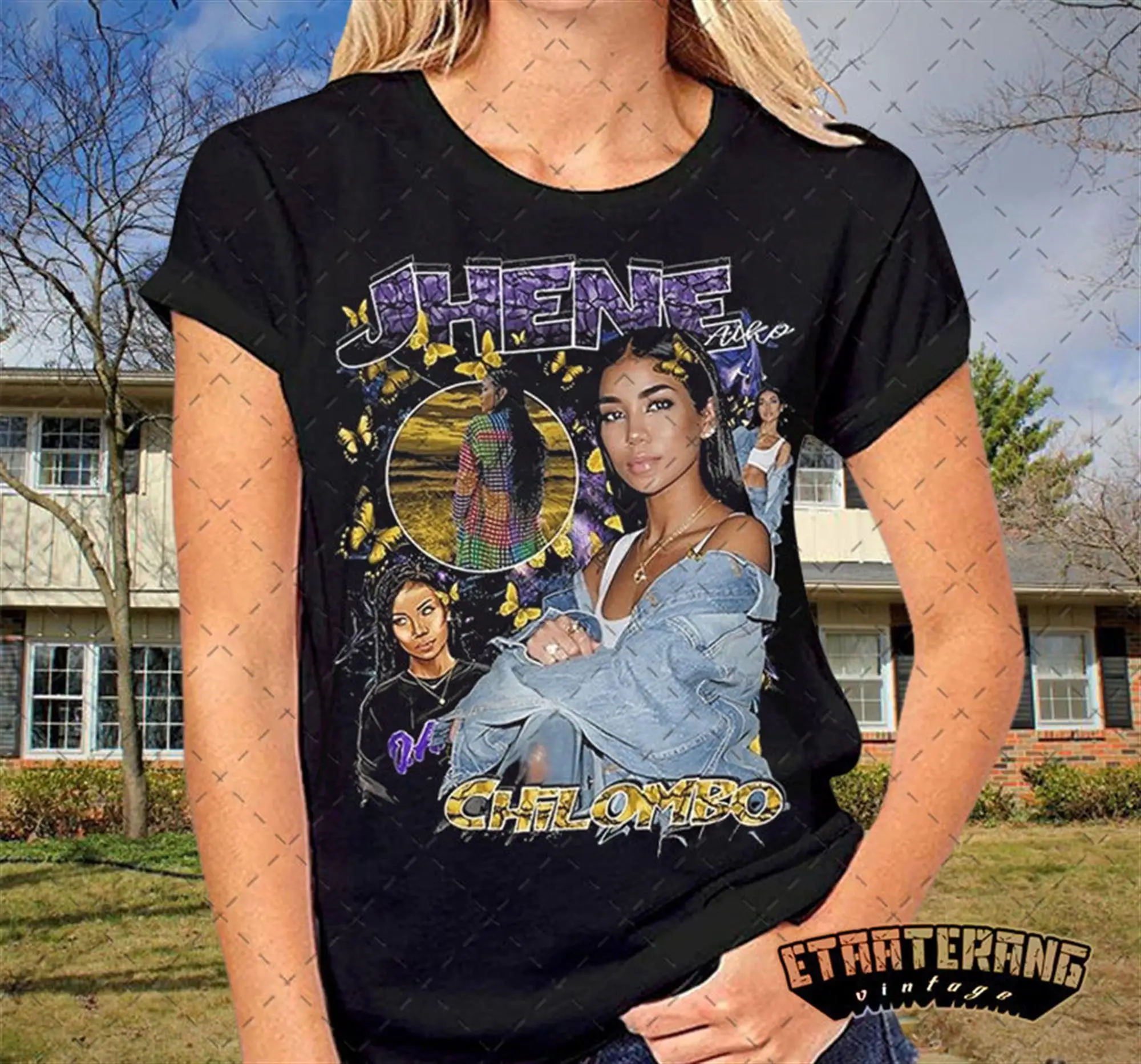 Jhene Aiko Vintage 90s Bootleg T-shirt Vintage Retro Unisex Shirt