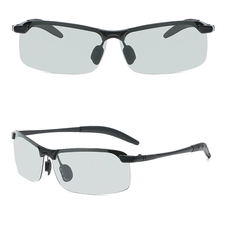 Polarized Sunglasses Classic Mens Polarized Sunglasses Photochromic Driving Male Change Color Gradient Sun Glasses Day Night Vision Driver's Eyewear
