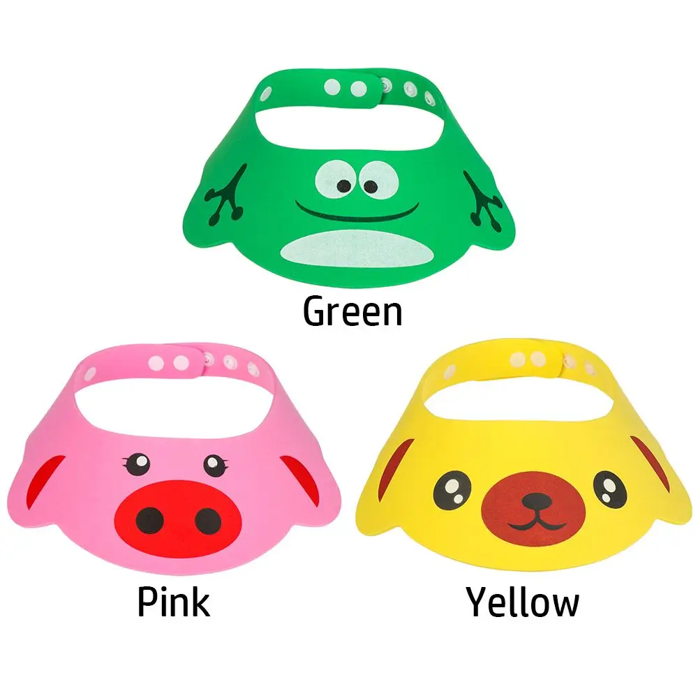 EVA Baby Shower Hat Shampoo Cap for Kids Eye Protection