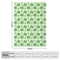 Cute Maplestory Slime Throw Blanket Multi-Purpose Sofas Blanket Fluffy 2