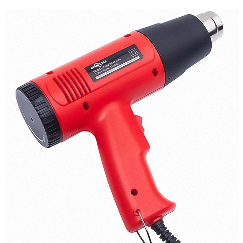 AC 110V 220V Industrial Heat Gun Electric Heat Blower Dryer High Power Hot Welding Temperature Adjustable LED Digital Display 4