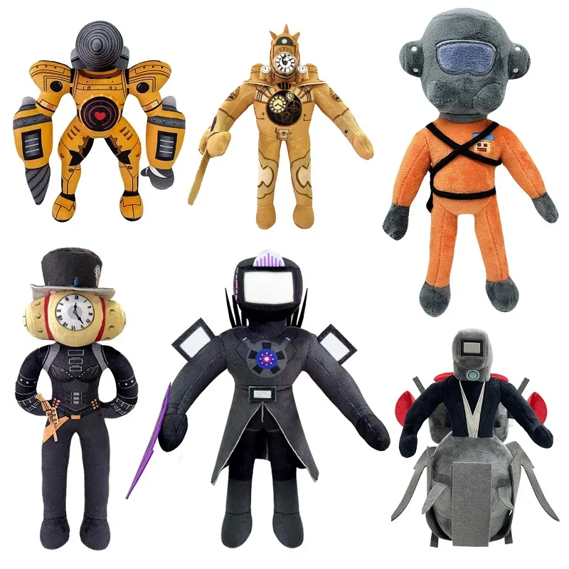 61Style Skibidi Toilet Peluche Cameraman Tv Man Dop Dop Sì Sì Titans Camcordeman Speakerman Speaker Uomo Peluche Morbida Bambola Di Pezza