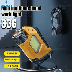 Small Flashlight Outdoor Multi-purpose Tool Light Long Endurance Strong Light Multifunctional Torch Portable Mini Lighting Tools