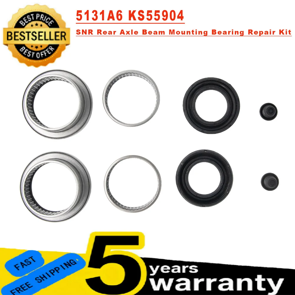 5131A6-KS55904-SNR-Rear-Axle-Beam-Mounting-Bearing-Repair-Kit-47MM-For ...