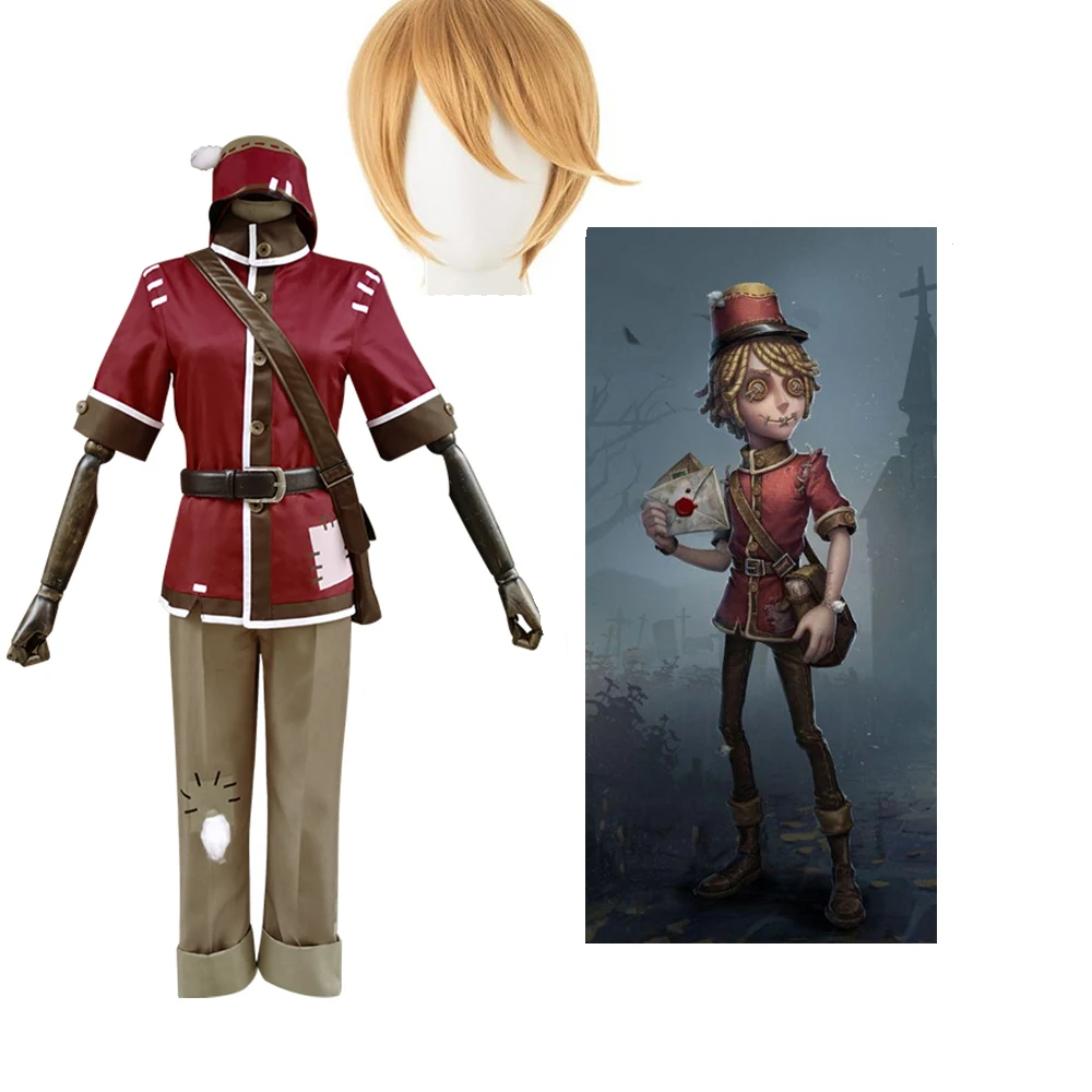 

Game Identity V Cosplay Costumes Postman Victor Grantz Cosplay Costume Survivor Original Skin Uniform Suits Clothe Wig