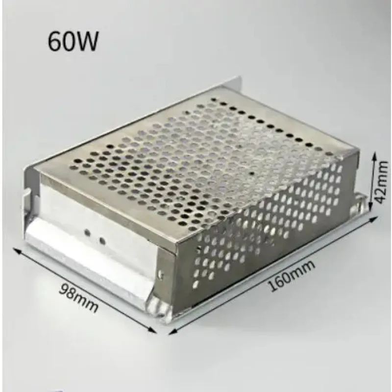 5pcs Aluminum Alloy Industrial Power Supply Housing - Metal Case Power Box