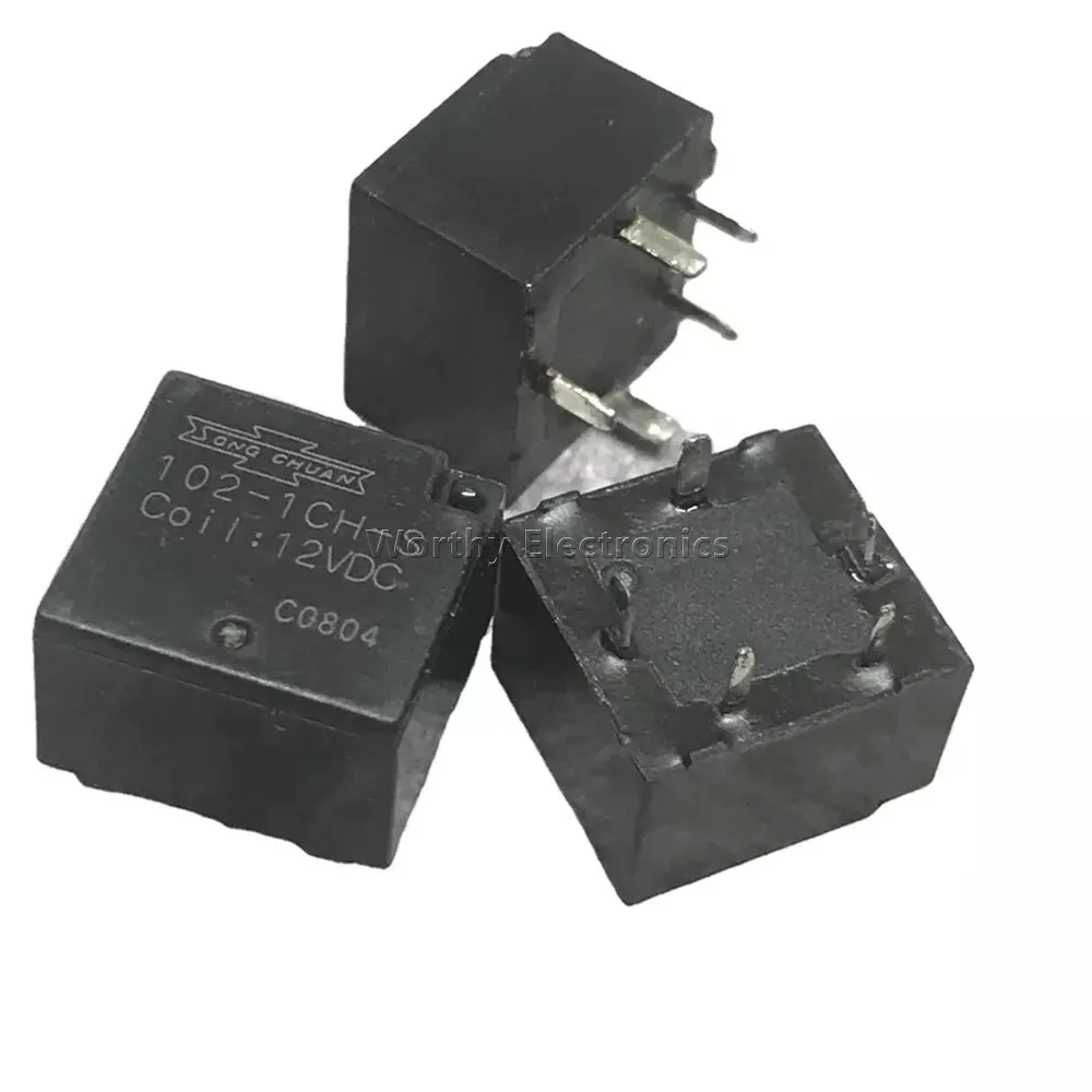 

Free Shipping 10PCS/LOT 12VDC 20A 5PIN Relay 102-1CH-S-12VDC