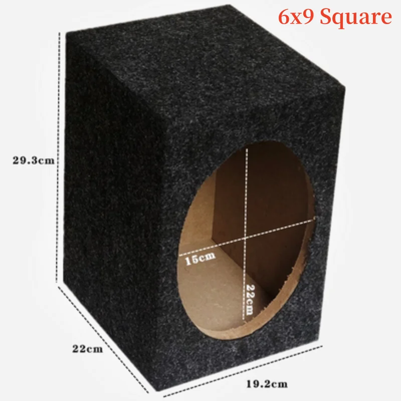 DIY Vehicle Audio Modification 8 -inch/ 6.5-inch Speaker Case, Car Sound Automotive Box, Car Subwoofer Box