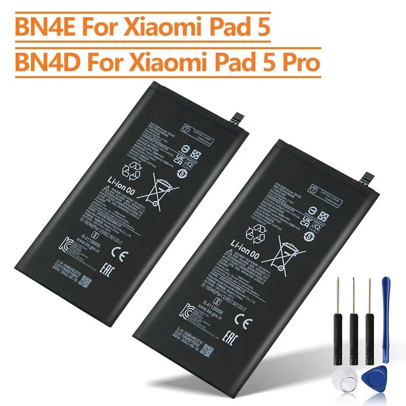 

Replacement Battery BN4E BN4D For Xiaomi Mi Pad 5 Pro 5Pro Rechargeable Phone Battery with Tools