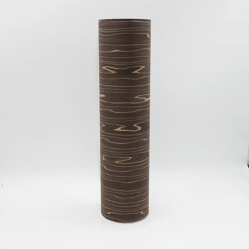 재구성 클래식 흑단 나무 베니어 바닥 DIY 가구, 천연 소재 침실 캐비닛 테이블 스킨 크기 250x58CM 차파