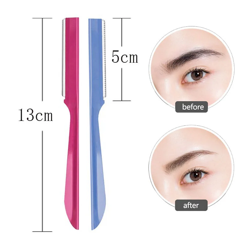 Decorative Eyebrow Knife Five Pieces Unisex Anti-scratch Beginner Safe Manual Eyebrow Scraper eyebrow scraper