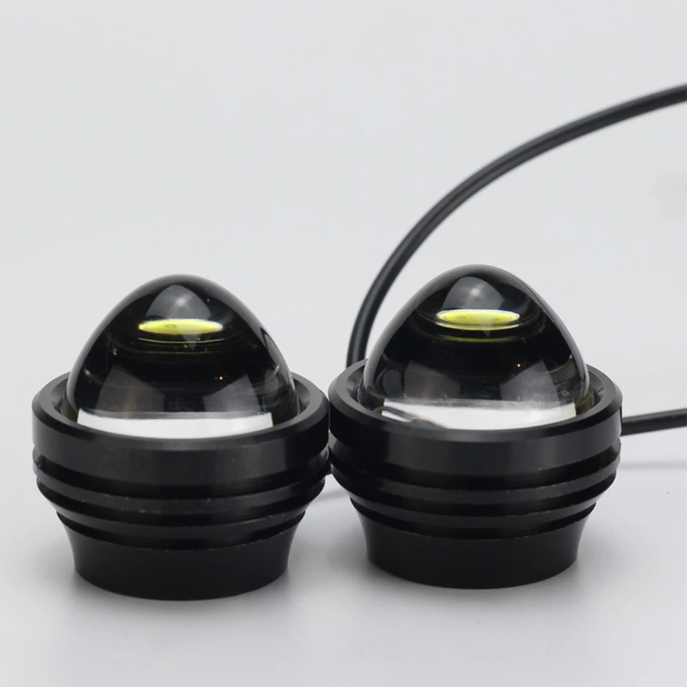 

Daytime Light Fog Light Set Universal White 1 Pair 12V-24V 2PCS Anti-fog Bull Eye Dustproof High Power Waterproof