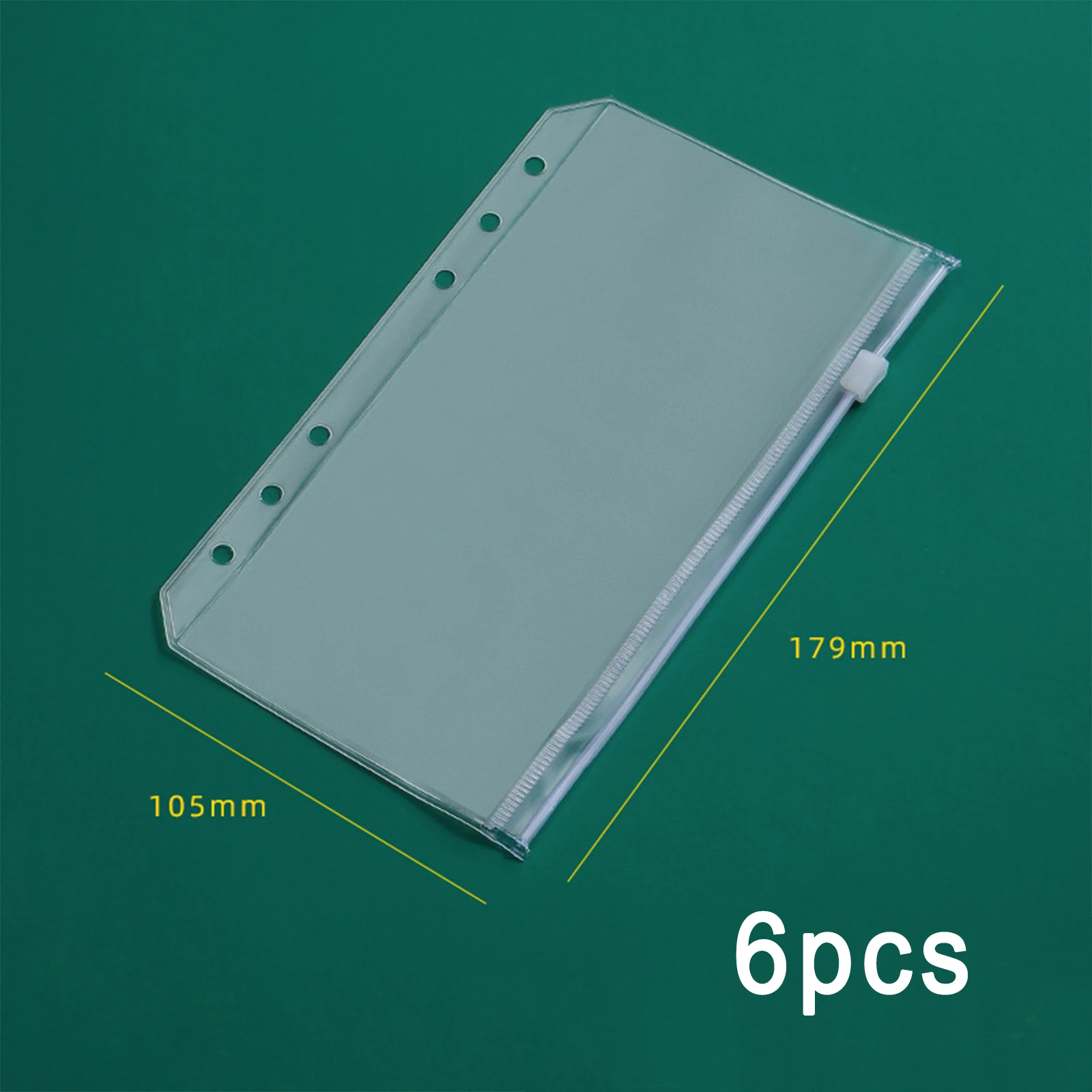 Clear Zipper Binder Pockets