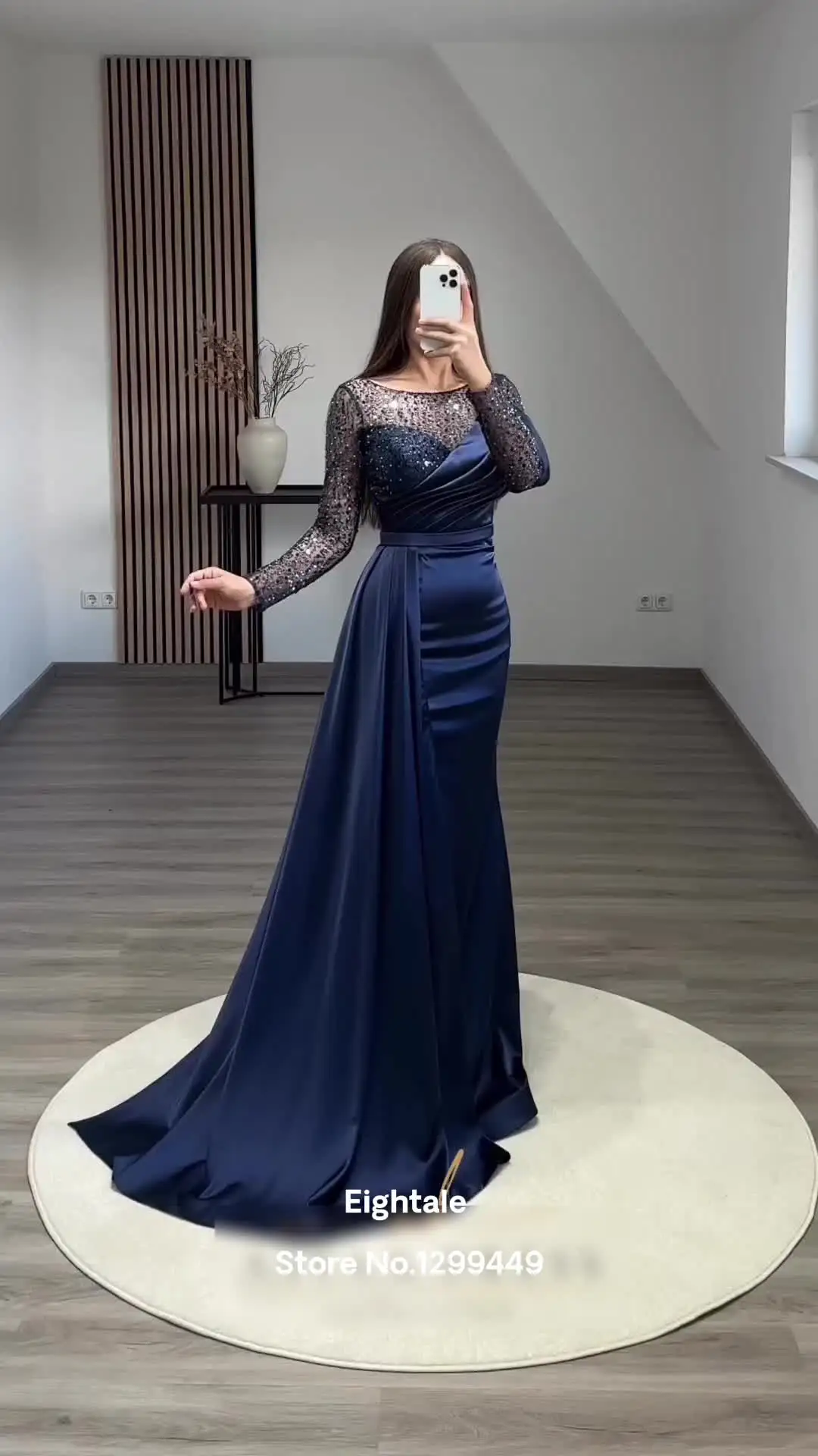green emerald velvet dress Long Sleeve Formal Dress Evening Gown – The Dress Outlet