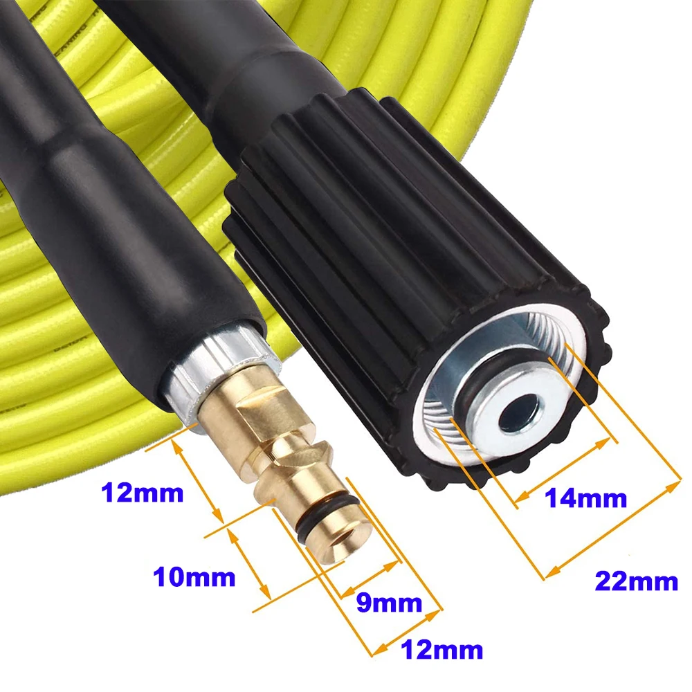 High Pressure Replacement Hose Extension Pressure Washer Hose Quick Connector Hose for Karcher K2 K3 K4 K5 K6 K7 Hose Connector 3