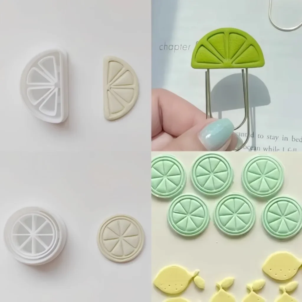 Fruit/ Watermelon/ Cherry/ Pineapple/ Grape/ Lemon/ Strawberry Polymer Clay Cutter Clay Earring Jewelry Molding Cutting Tool