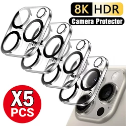 Premium Tempered Glass Camera Lens Protector - Anti - Scratch Protective Film - 5PCS (For iPhone 14)