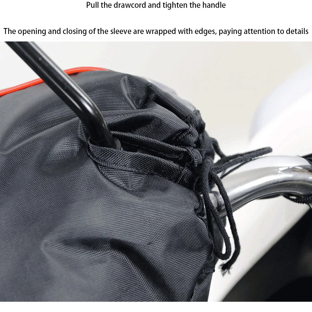 Motorcycle Handlebar Gloves Winter Handlebar Gloves Coldproof Handlebar Mittens Soft Bar Warmer Covers for Motorcycle Scooter 6