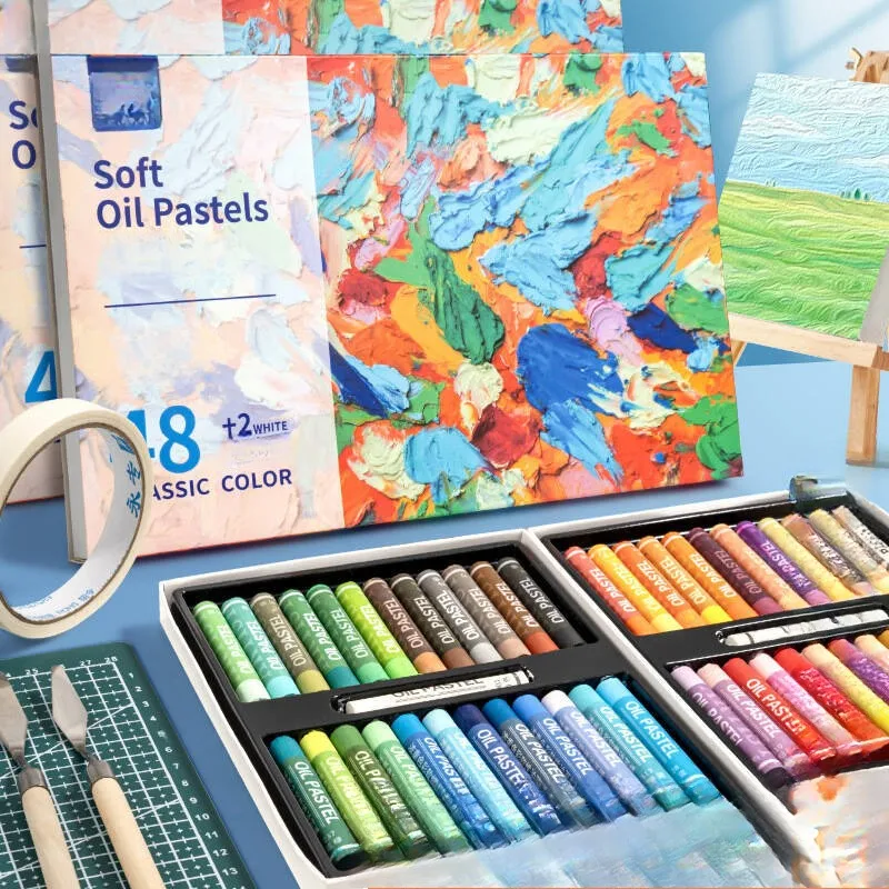 24 color oil painting stick set
