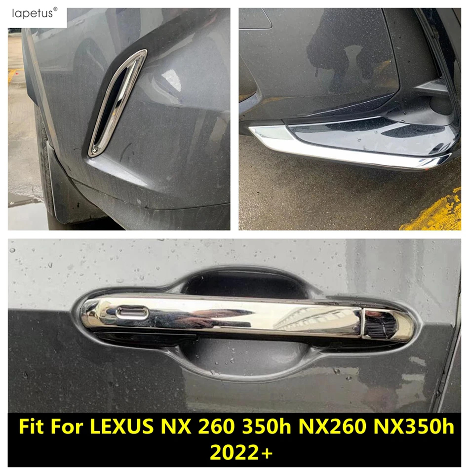 

Car Door Handle Front Bumper Corner Rear Fog Light Lamp Cover Kit Trim Accessories For LEXUS NX 260 350h NX260 NX350h 2022 -2024
