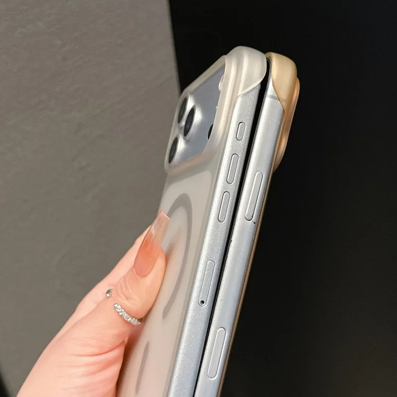 Ultra Thin Frameless Magnetic Matte Protection Phone Case