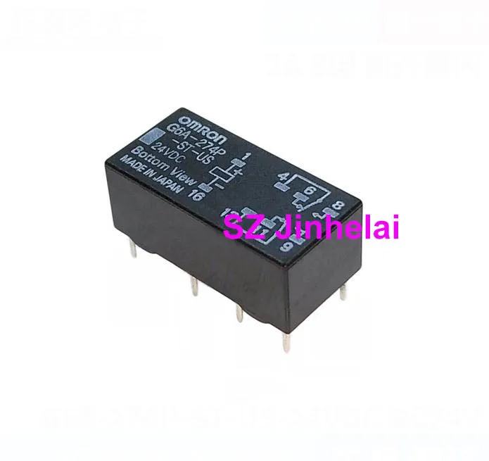 

10Pcs/Lot G6A-274P-ST-US-5VDC G6A-274P-ST-US-12VDC G6A-274P-ST-US-24VDC Authentic Original Relay