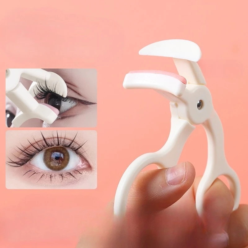 1Pc 속눈썹 컬러 컴포트 그립 래쉬 컬러는 5초 만에 완벽한 컬을 달성합니다. 속눈썹을 다치게하지 않습니다. 휴대용 클래식 화이트 New