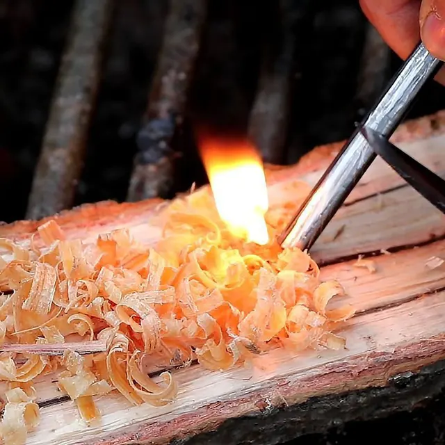 Fenyőolaj -Tűzifa Bbq Konyhai Kályhák Főzés Dohányzó Tűz Gyújtó Túlélés A Szabadban Multifunkcionális - Image 4