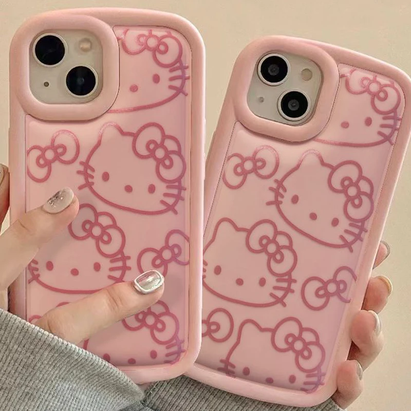 Custodia Per Telefono Hello Kty Sanrio Anime Per IPhone 16 15 - Foto 11