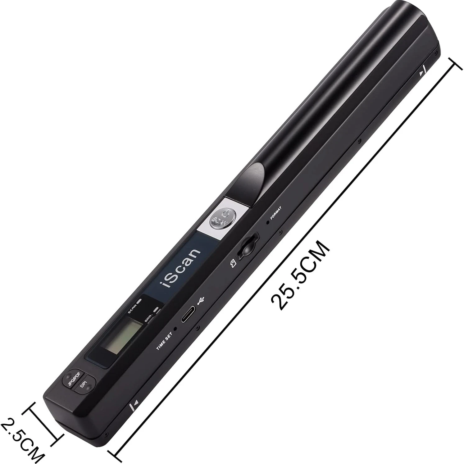 Portable Handheld iScan A4 Scanner 900DPI HD Mini Scanner for School Home Business Scan USB Type-C Document Photos Scanners - 5