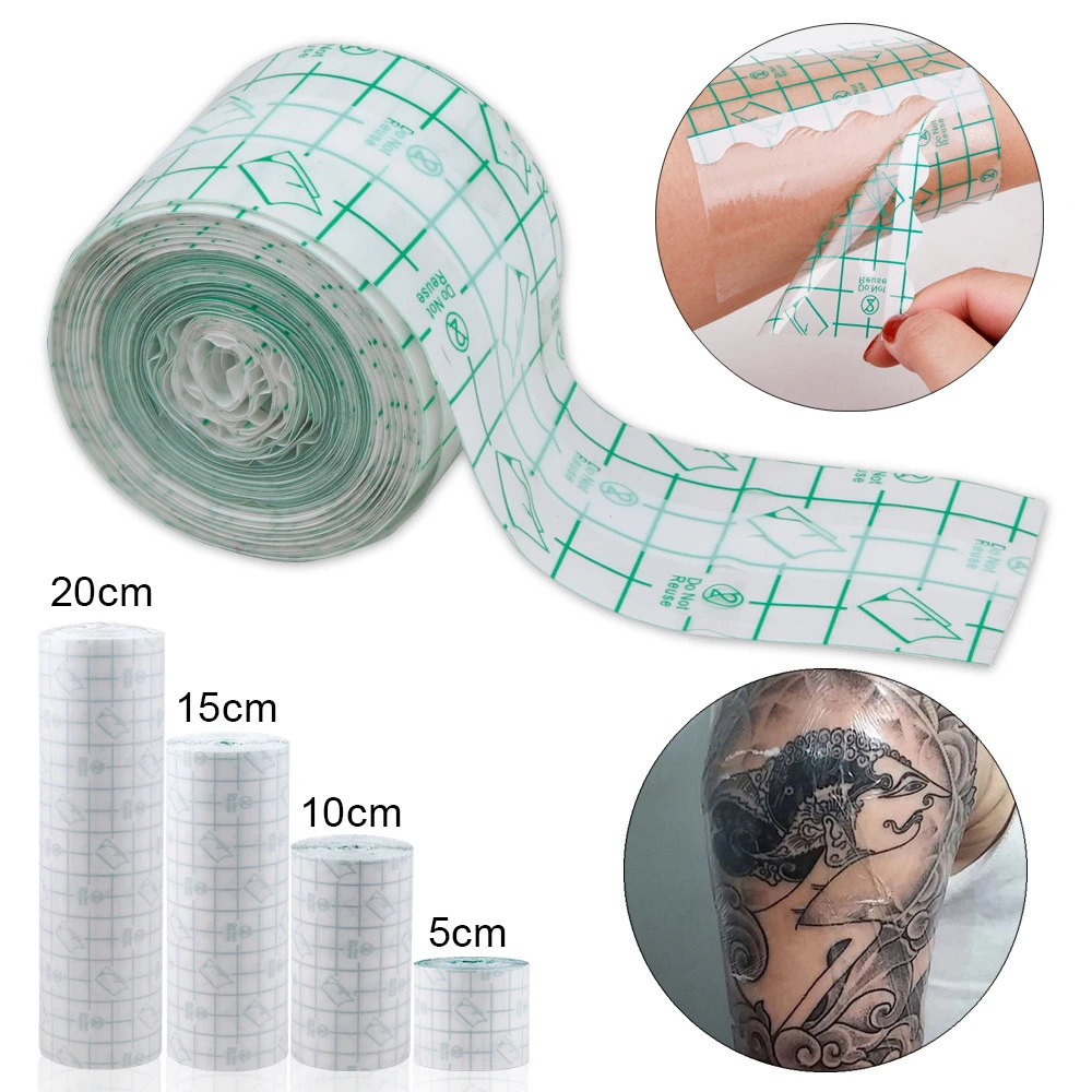 Tattoo Aftercare Bandage 16CM x 2M Waterproof Adhesive Dressing Second  Skin Tattoo Tape Protective Bandages Antibacterial Bandages Film  Dressing Second Skin Healing  Amazoncomau Beauty