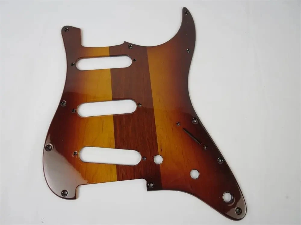 

1 шт. твердая древесная Кленовая гитара ручной работы SSS Pickguard