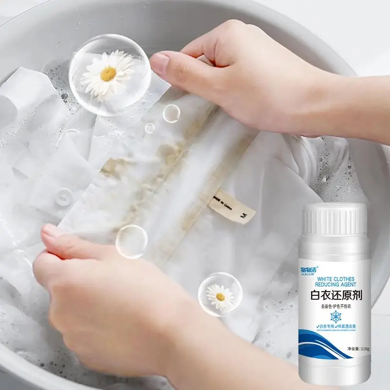 Laundry Whitener High Efficiency Stain and Odor Removal Enzyme Boosters for White Fabric Shirt Sheets laundry stain remover