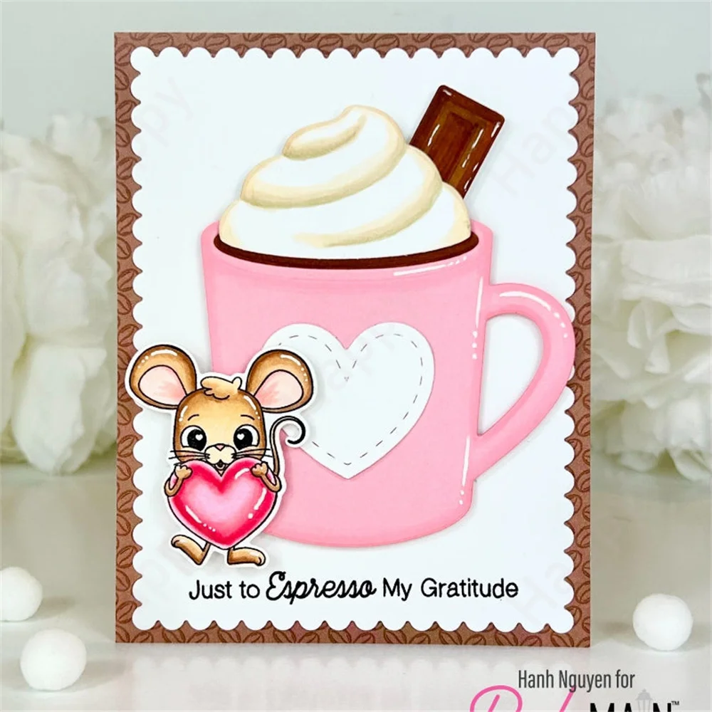 초콜릿 러브 메탈 커팅 다이스 스탬프 DIY 공예 제작용 인사말 카드 스크랩북 도넛 장식 엠보싱 템플릿