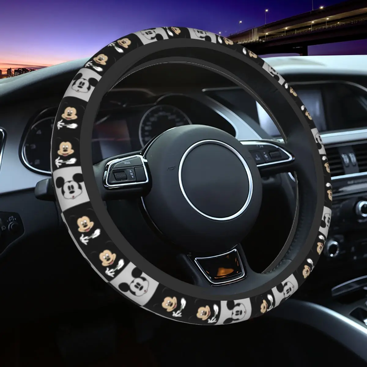 Mickey Mouse Steering Wheel Cover