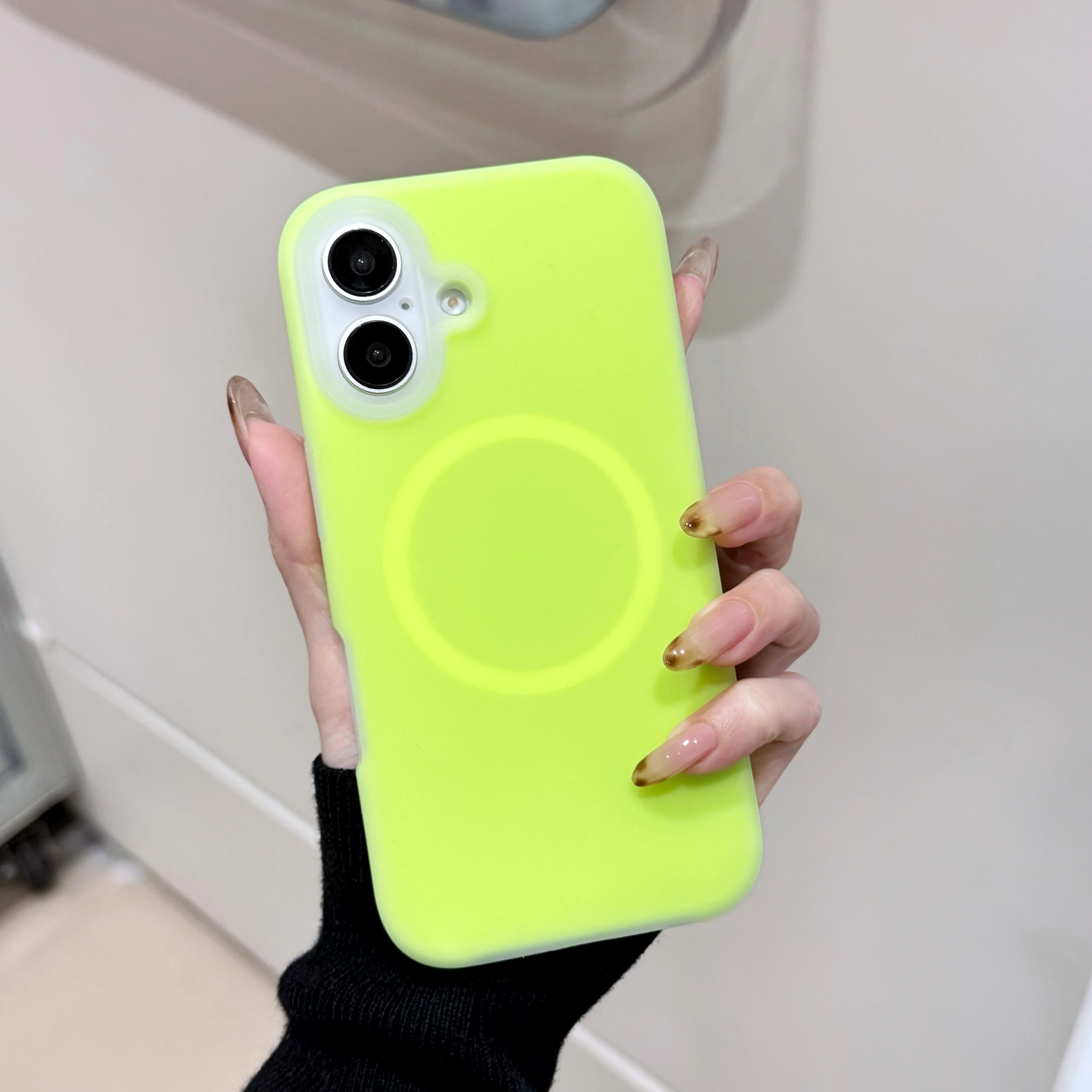 Luxury Chic Jelly Liquid Silicone Magnetic Shockproof Matte Soft Case
