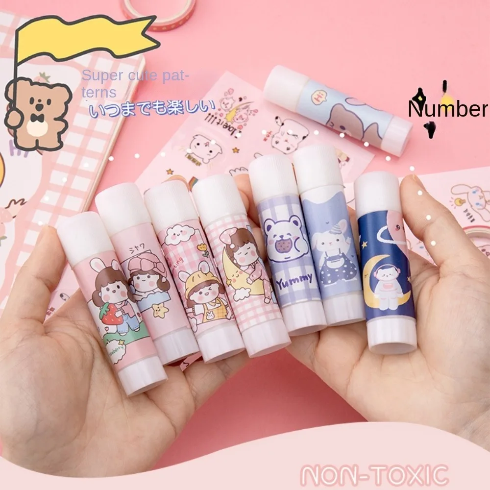 

Мультяшный твердый клей-карандаш, милый ПВА, твердый клей-карандаш, Детские художественные принадлежности