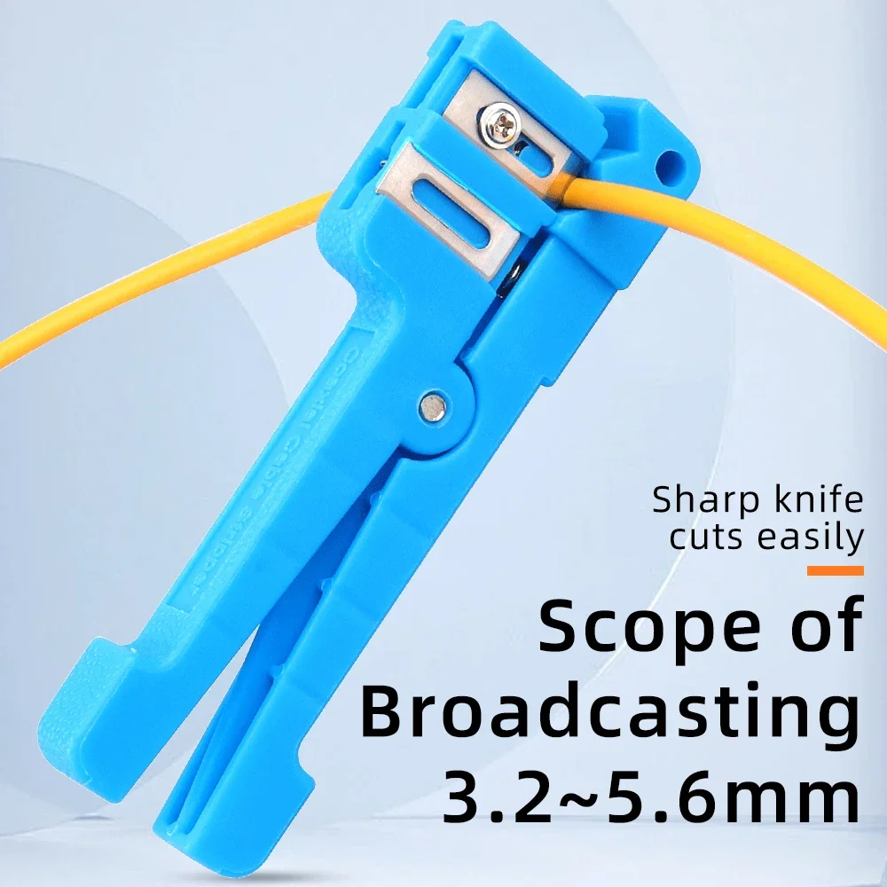 Natalink 조정 가능한 광섬유 스트리퍼 및 케이블 슬리터 (03.2mm / 3.25.6mm / 4.87.9mm 동축 케이블용)