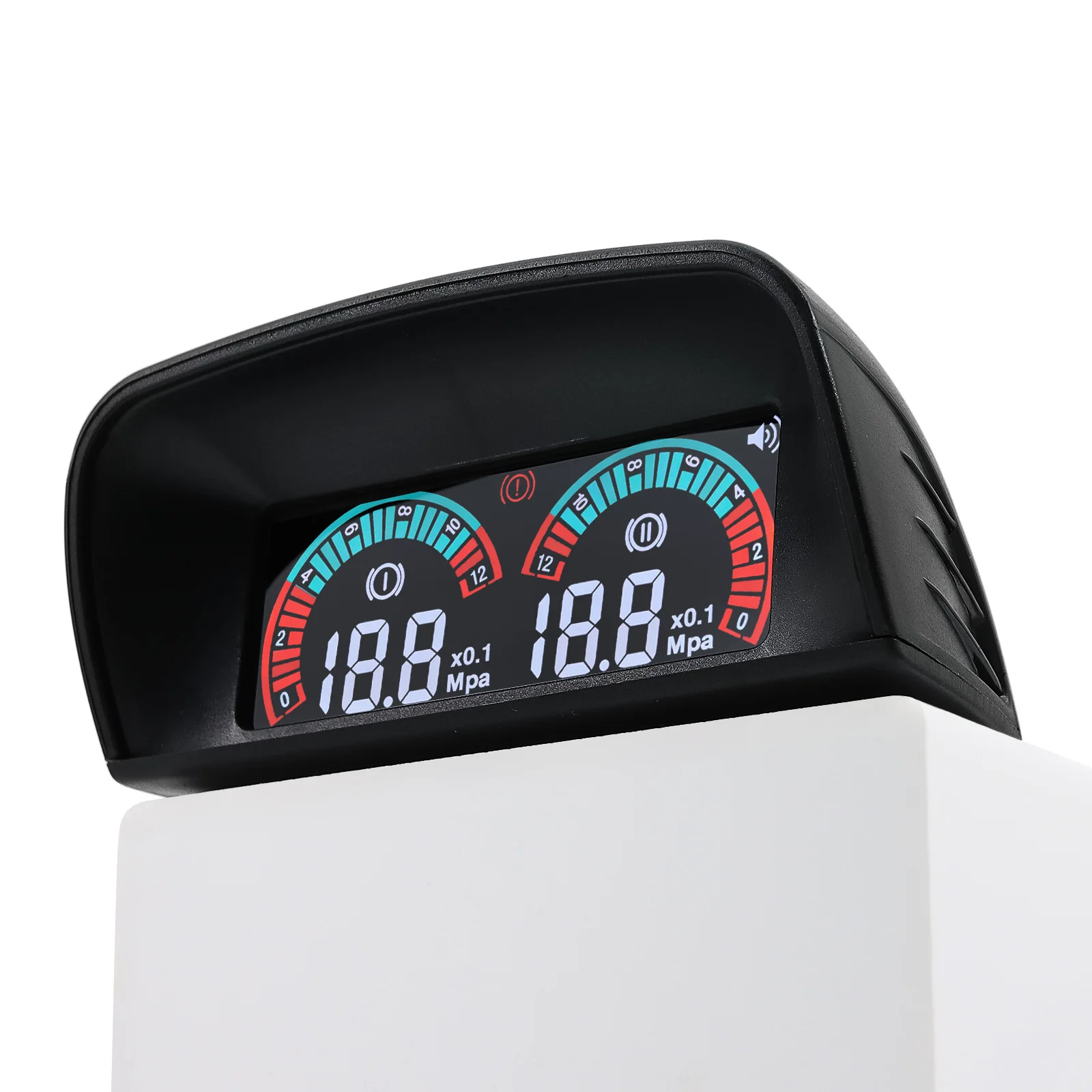 2 In 1 LCD Universal Car Horizontal Water Temp Gauge Temperature Voltage Voltmeter Gauge Digital Display Sensor 10mm 12/24V Kit - 34 - View #8