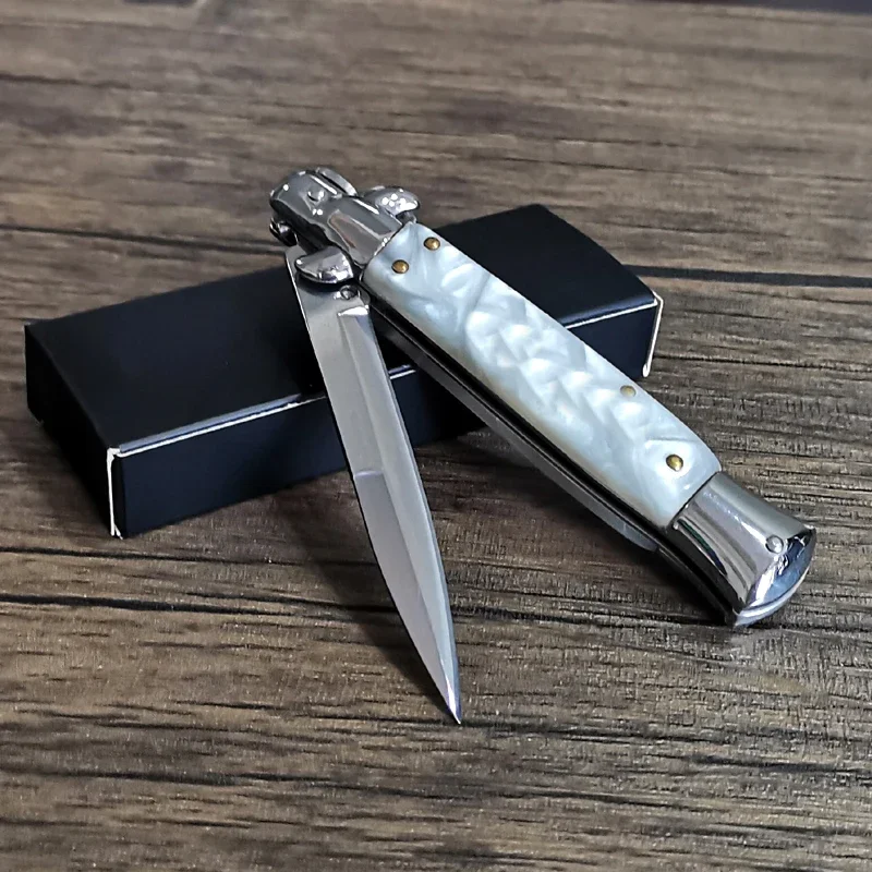 

Folding Knives Self Defense Pocket Knife Hunting Camping Knife Self Defense ABS Handle Survival Military Tactical Knife for Men