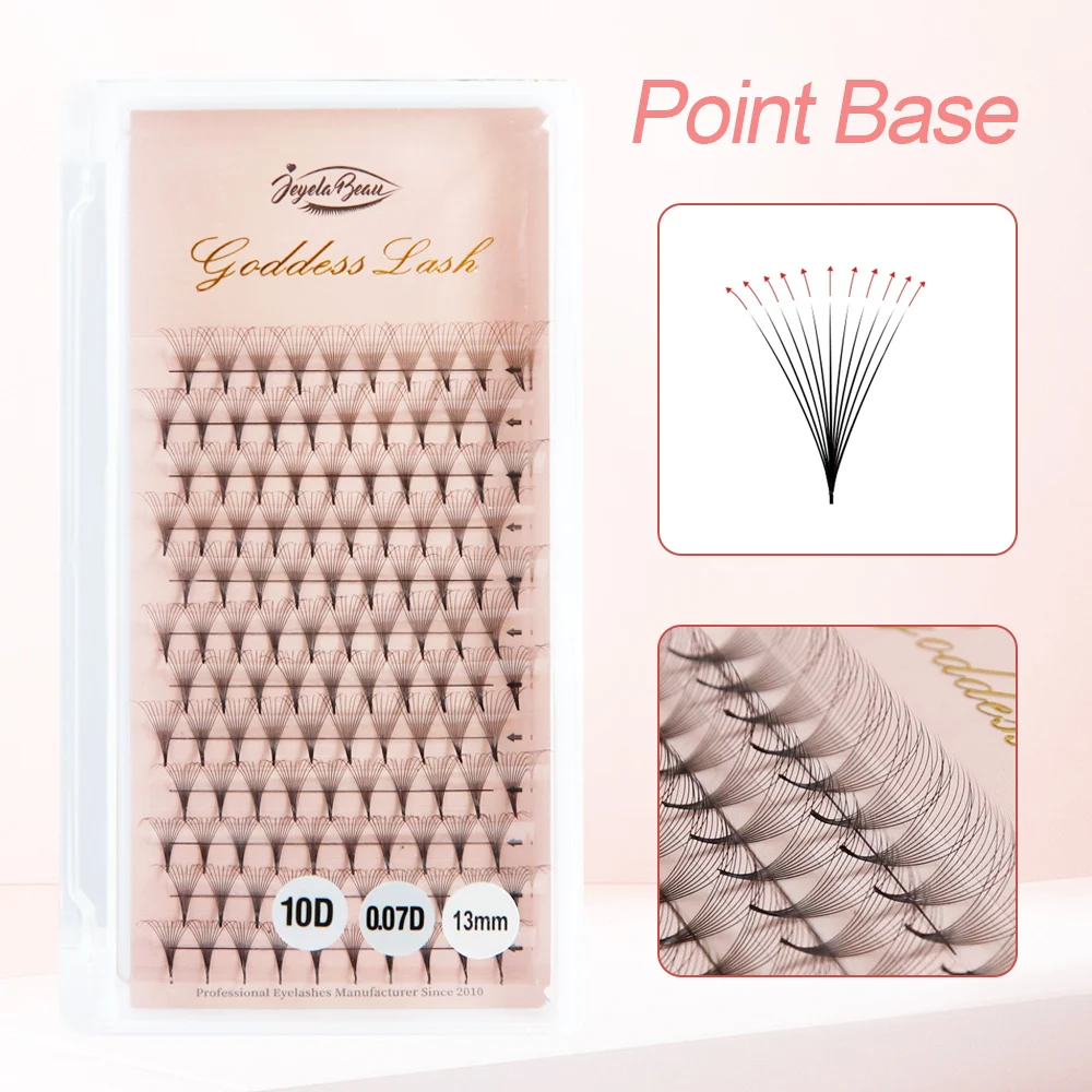 Goddess Premade Volume Fans 5D 6D 10D 12D 16D 20D MIX Individual Lashes Pre Made Russian Volume Fan Eyelash Extension Faux Mink - AliExpress 66