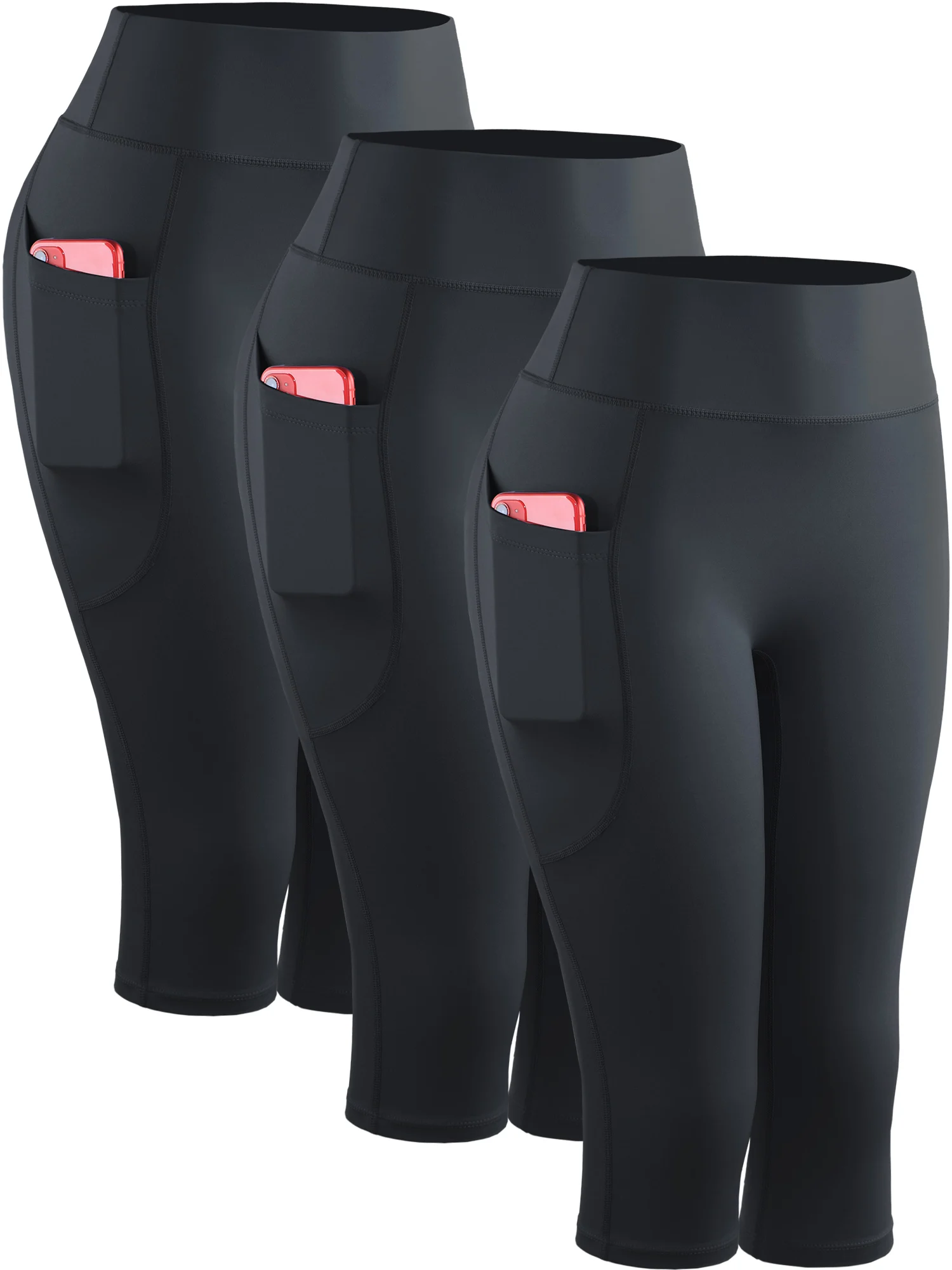 Legging Capri INTRO Cintura Alta - Controle De Barriga - Tamanho M - Ideal Para Yoga E Dia A Dia