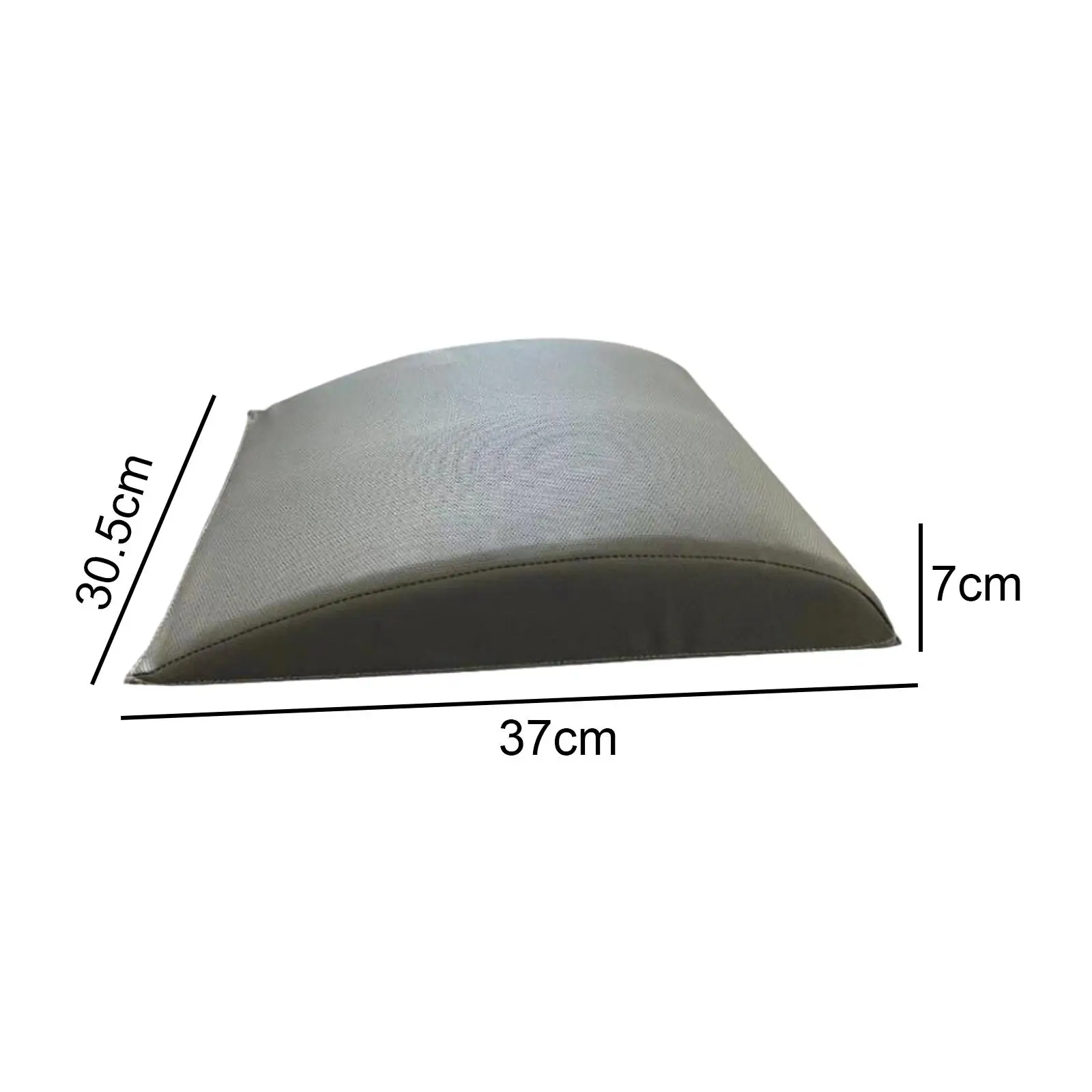 Ab Exercise Mat PU Leather Padded Abdominal Core Trainer Mat Curved Back Support Ab Exercise Mat PU Leather Padded Abdominal Core Trainer Mat Curved Back Support