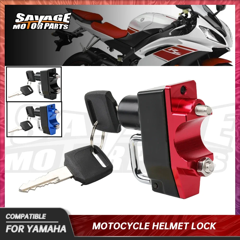 

YZF R1 R6 Helmet Lock For YAMAHA YZFR1 YZFR6 YZFR25 YZFR3 2015-2022 Motorcycle Accessories Locks Latches Key Padlock Anti-Theft