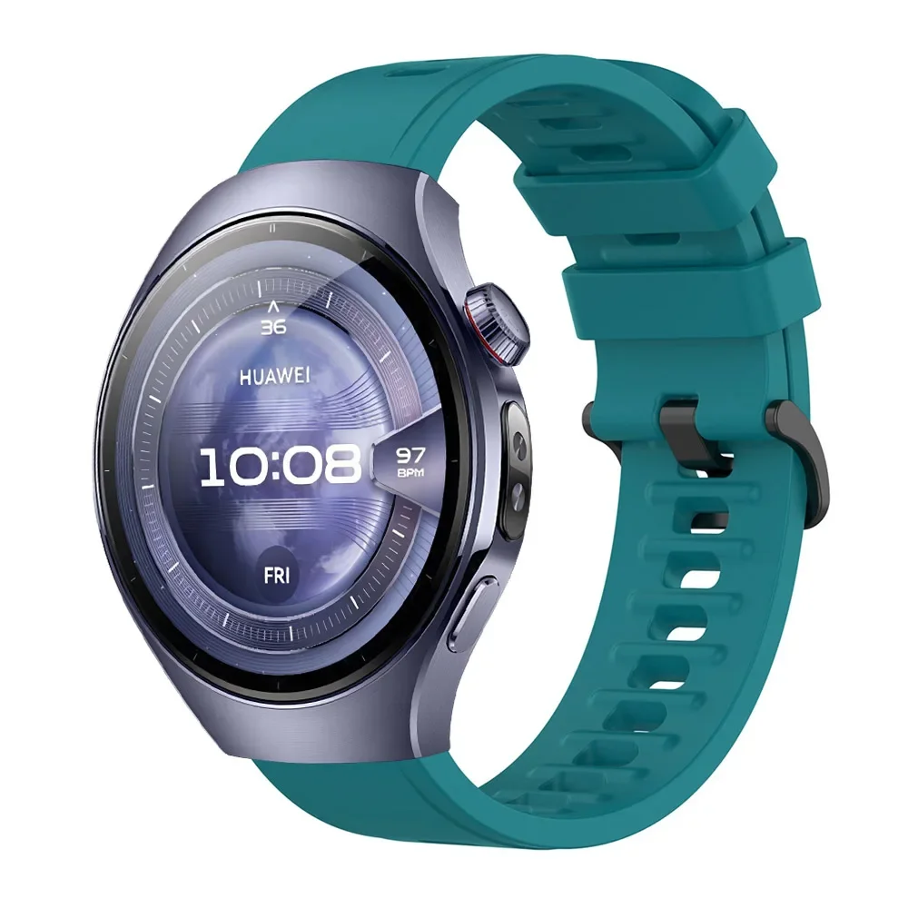 Premium Silicone Strap for Smartwatches - Adjustable 22mm/20mm Wristband in Sleek Design